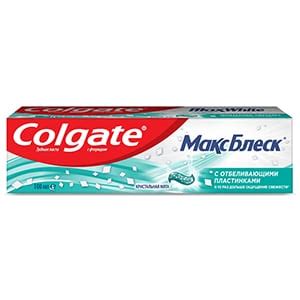 Зубная паста с отбеливающими пластинками Colgate® МаксБлеск®