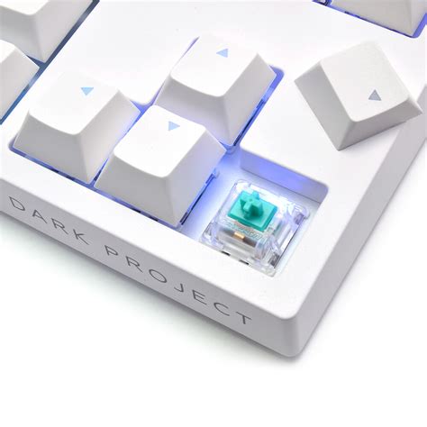 Dark Project KD87A White Gateron Cap Teal — купить клавиатуру по низкой ...