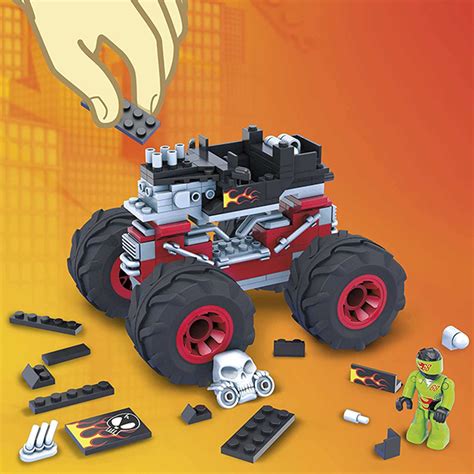 Mega Bloks Hot Wheels Bone Shaker Monster Truck