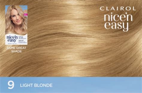 Clairol Nice N Easy Light Blonde Permanent Hair Color Ct Kroger