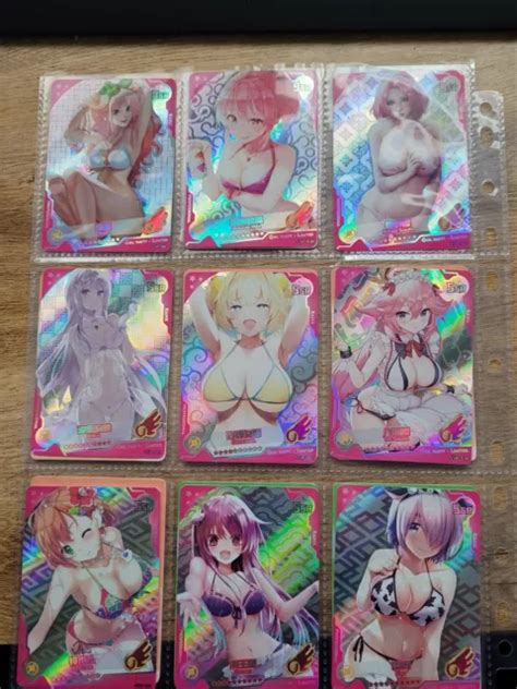 Goddess Story Waifu Card Girl Party Sexy Anime Bikini Manga Pick A Card Eur Picclick De