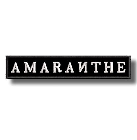 Amaranthe Embroidered Patch 11x2 Cm Patch