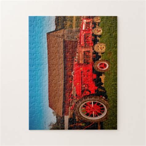 Vintage Tractors Jigsaw Puzzle Zazzle