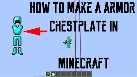 How To Make A Chestplate In Minecraft 1112 Armor Chestplate Youtube