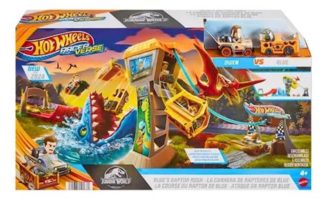 Hot Wheels City Dinossauro - Pista Hot Wheels City Racerverse Jurassic World Dinossauro | Frete grátis