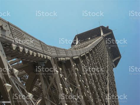 Side View Of Eiffel Tower Stock Photo Download Image Now 2015