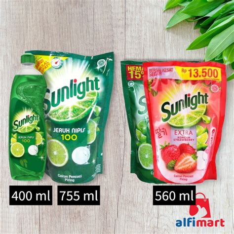 Jual Sunlight Jeruk Nipis Korean Strawberry Kemasan Botol Dan Refill