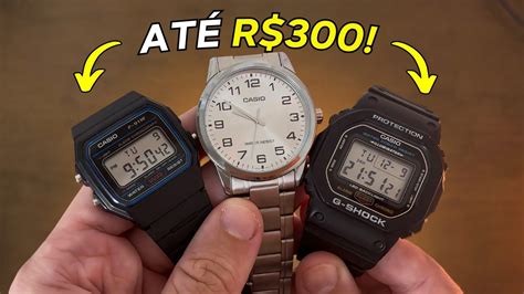 Relogio Masculino Ate 300 Reais - Os 10 Melhores RELÓGIOS até 300 REAIS! - YouTube