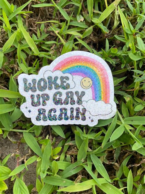 Lgbtq Vinyl Sticker Adult Humor Sticker Pride Sticker Gay Sticker Rainbow Sticker Etsy