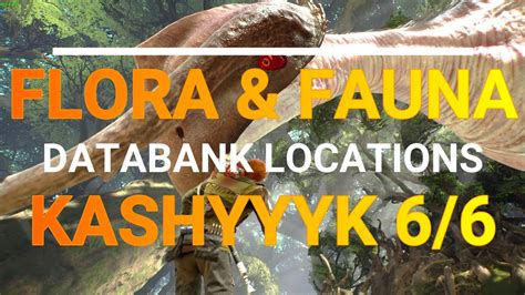 Jedi Fallen Order Kashyyyk Flora Fauna All Databank Locations Youtube