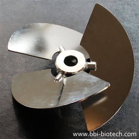 3 blade segment impeller Ø 130 mm 14 mm stirrer shaft Bioreactors