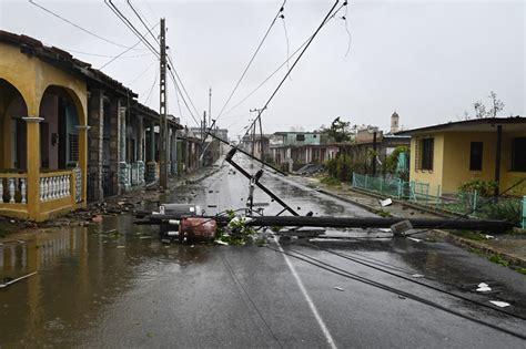 Cuba sin corriente eléctrica y cuantiosos daños materiales así quedó