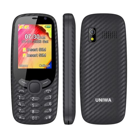 Uniwa K2408 2 4 Inches Whatsapp WiFi GPS 4G Keypad Feature Telefon