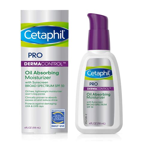 Cetaphil Dermacontrol Oil Absorbing Moisturizer With Spf 30 For