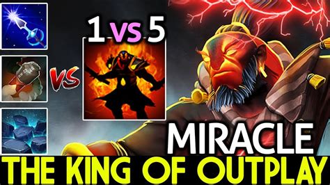 MIRACLE Ember Spirit The King Of Outplay 1v5 Crazy Gameplay 7 22 Dota