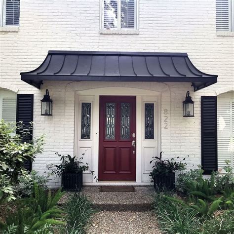 Awningdesign Posted To Instagram The Black Metal Juliet Door Awning