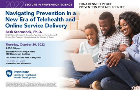 Annual Bennett Lecture In Prevention Science Edna Bennett Pierce Prevention Research Center