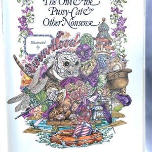 The Owl And The Pussy Cat And Other Nonsense Owen Wood Vintage Book Etsy