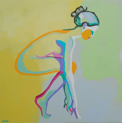 Art By Andrew Orton Abstract Nude Painting Female Nude Acrylic On