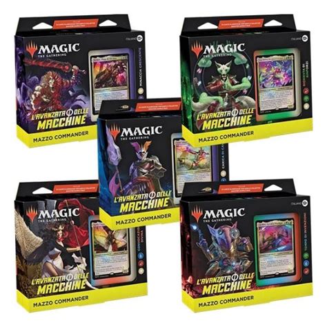 Magic The Gathering L Avanzata Delle Macchine Mazzo Commander Ed Ita