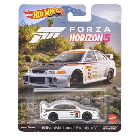 Hot Wheels Mitsubishi Lancer Evolution Vi Forza Premium Card Shopee