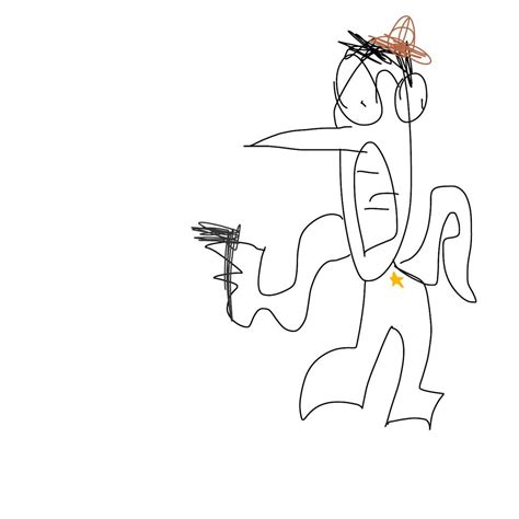 A Low Effort Drawing Of Felix The Sheriff Rcowboythemedcharacter