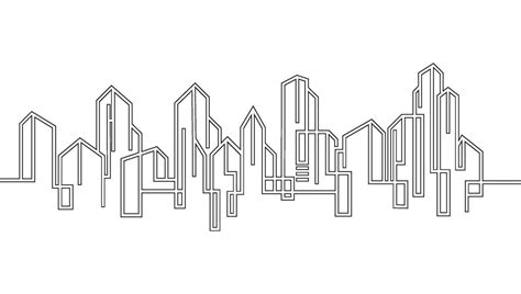 City Building Line Art Vector Icon Design Illustration Template 27552815 Vector Art At Vecteezy