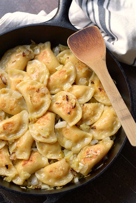 Homemade Pierogi With Caramelized Cabbage And Onions Simple Seasonal