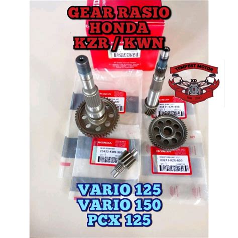 Gear Ger Rasio Vario Ger Gigi Rasio Set Honda Kzr Ger Rasio Pcx