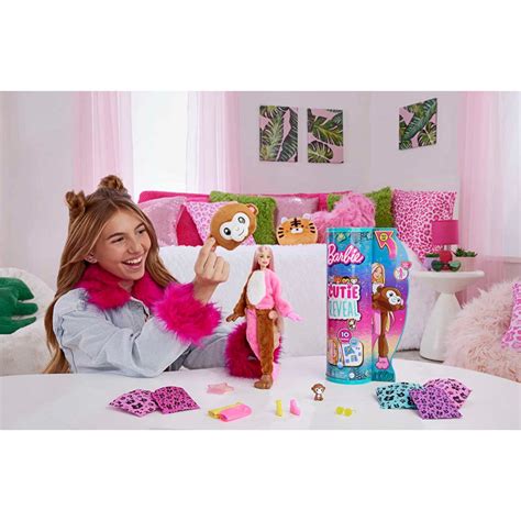 Кукла Барби Сюрприз Джунгли в костюме Обезьяны Barbie Cutie Reveal Doll ...