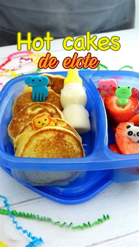 Cómo hacer hot cakes de elote En menos de minutos Comidas saludables para niños pequeños