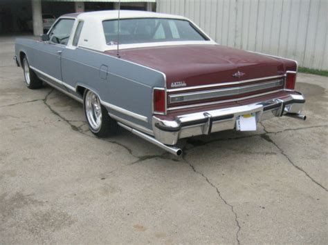 1979 LINCOLN TOWN COUPE RAT ROD HOT ROD SLAMMED BAGGED LOW RIDER For