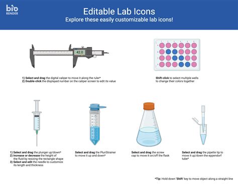BioRender Activity Sheet: Editable Lab Icons | BioRender Science Templates