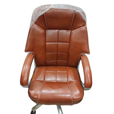 High Back Brown Revolving Office Chair At Rs 4200 In Kanpur ID