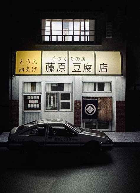 Initial D Diorama Rhotwheels