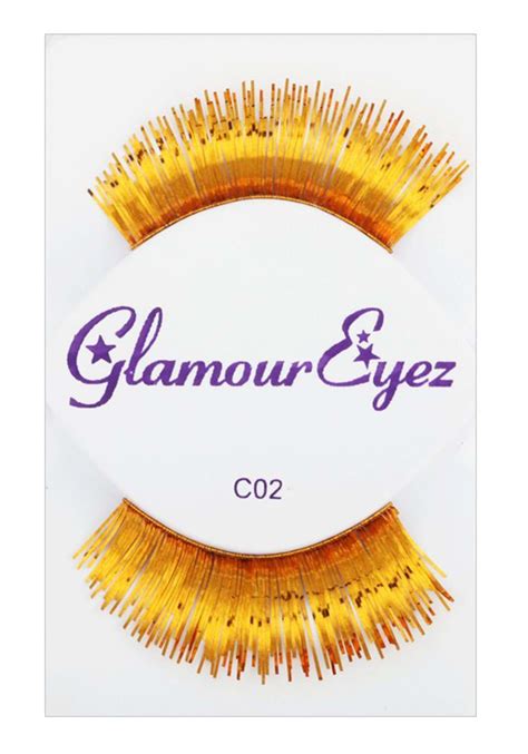 Glamour Eyez Gold Eyelashes