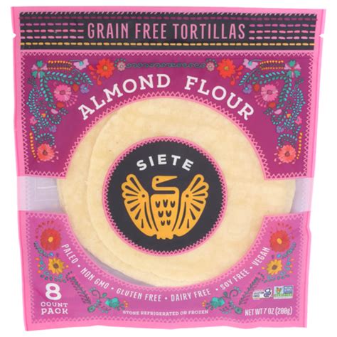 Sprouts Express Siete Tortillas Grain Free Almond Flour Same Day