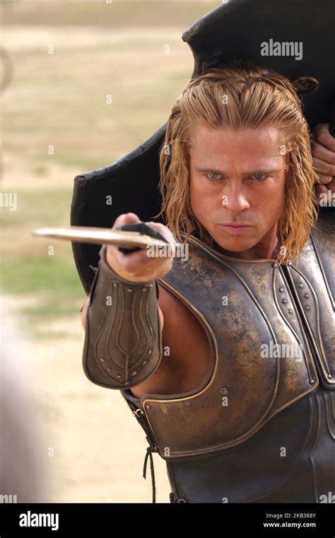 Brad Pitt Troy 2004 Stock Photo Alamy