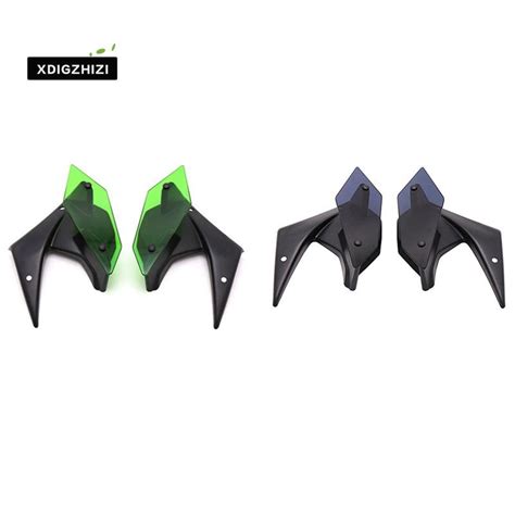 Motorcycle Side Downforce Naked Spoilers Fixed Wing Winglet Fairing Wing Deflectors For Kawasaki