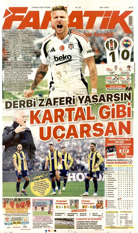 Fanatik Gazetesi - Fanatik Manşet Oku - Haberler 08 Aralık 2024