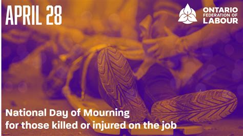 Day Of Mourning Ceremonies In Ontario 2024 The Ontario Federation Of