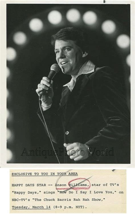 Anson Williams Happy Days star vintage photo | Tv happy, Happy day ...