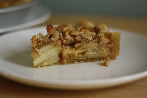 brown butter bourbon apple pie with almond crumble