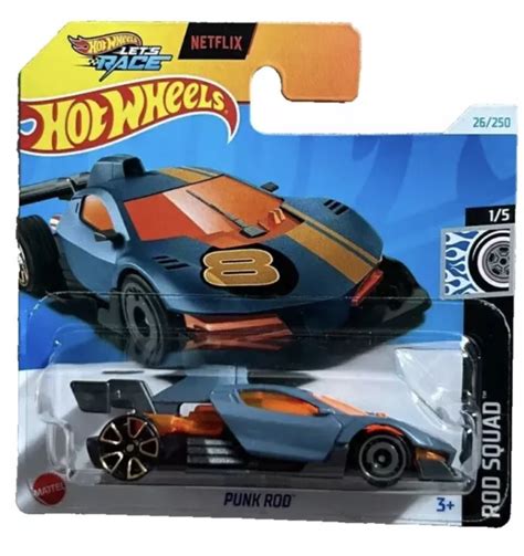 Mattel Hot Wheels Let S Race Netflix Punk Rod Rod Squad Short Card Picclick Uk