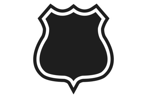 Police Badge Icon Law Officer Shield Si Graphic By Microvectorone