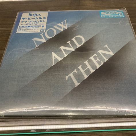 【未使用】新品未開封★ 国内流通仕様★now ＆ Then 7インチblue Vinyl ★ブルーカラー★the Beatles ★ザ