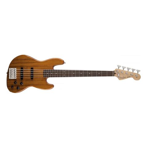 Fender Deluxe Active Jazz Bass V In Okoume With Rosewood Fingerboard Fender Deluxe Bass