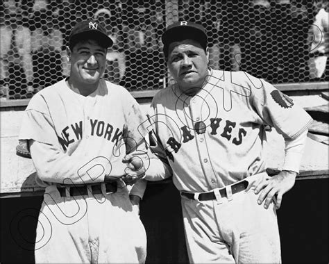 Babe Ruth Lou Gehrig Photo X Yankees Braves