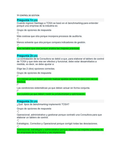 TP Control DE Gestion Tp Con Preguntas Corregidas TP CONTROL DE