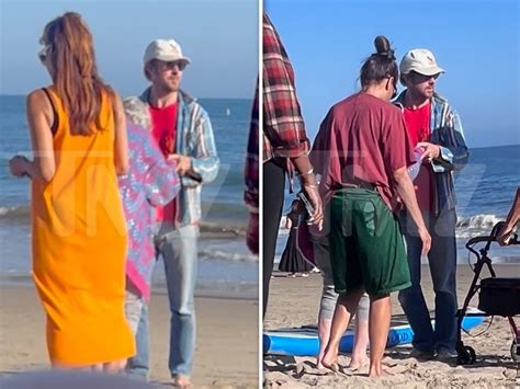 Ryan Gosling Takes Family to Beach Amid Barbie Billion-Dollar
